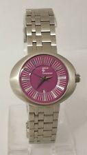 Women's REPLAY TORPEDO Pink Dial Stainless Steel Date Watch - New Battery