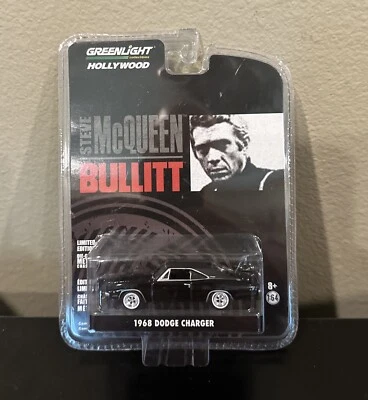 Greenlight Green Steve McQueen 1968 Dodge Charger 1:64 Scale - Image 1 of 2