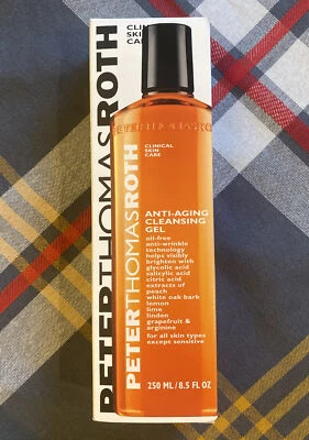 Gel limpiador antienvejecimiento Peter Thomas Roth 8,5 oz. Limpiador facial SELLADO Foto 1 de 4