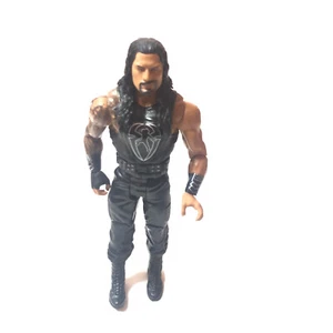 Figura de acción de lucha libre Mattel Roman Reigns WWE 2017 escudo logotipo en el pecho WWF - Imagen 1 de 12