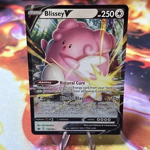 Pokémon TCG Blissey V Sword & Shield - Chilling Reign 119/198 Holo Ultra Rare - Picture 1 of 2