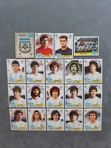 PANINI FIFA World Cup ITALIA'90 - original stickers ARGENTINA (black back) - Picture 1 of 21