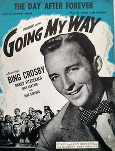 The Day After Forever 1944 Bing Crosby Going My Way Film Vintage Sheet Music - Picture 1 of 3