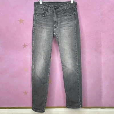 LEVI'S STRAIGHT FIT 514 BLACK  MEN'S JEANS 31x32 - Image 1 of 4