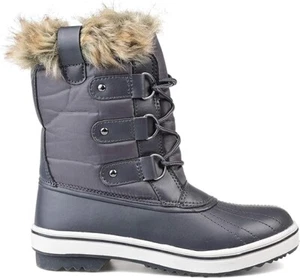 Botas de nieve para mujer Journee Collection forradas con cordones gris talla 8,5M B4HP - Imagen 1 de 4