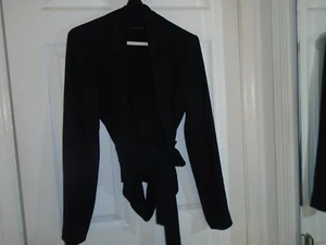 Elie Tahari Black Stargazer Wrap Jacket Size Small New With Tags - Picture 1 of 3