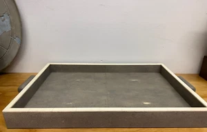 Natural Gray Shagreen  Stingray skin Tray - Picture 1 of 8