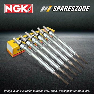 6 x NGK Glow Plugs for Bmw 330d E90 530d E60 X3 E83 X5 E70 X5 E70 X6 E71 Diesel - image 1 of 2