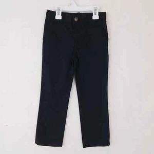 Carter's Kid Cotton Slim Fit Khaki Pants Boy's Size 4 in Black - Picture 1 of 11
