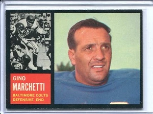 1962 Topps Football # 8 Gino Marchetti NM Near Mint - Picture 1 of 2