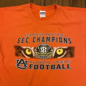 Fearless and True SEC Championship 2010 Auburn Tigers War Eagle Size L T-Shirt - Picture 1 of 4