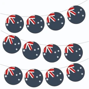 Australia Australian Flag Bunting Party Decorations World Events 12pcs - Picture 1 of 6