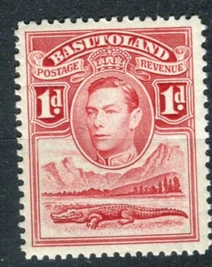 Basutoland KGVI 1938 1d scarlet SG19 unmounted mint - Picture 1 of 1
