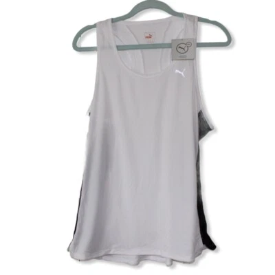 Camiseta sin mangas Puma nueva con etiquetas para mujer XL absorbente para correr Top Yoga Gimnasio CoolCell espalda de corredor Foto 1 de 4