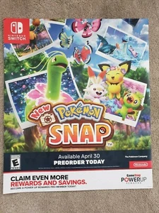 Pokemon Snap 28" x 28" Poster Videospiel Promo DICKES Display Brandneu - Bild 1 von 5