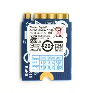 1TB WD SN530 / SN560 M.2 NVMe PCIe 2230 CH SSD Surface Laptop 3 4 GO ProX Pro7+ - Picture 1 of 4