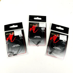 Matzuo America 18" Titanium Wire Leader MLT-4018 40 lb Test 3-Pack - BRAND NEW! - Picture 1 of 3