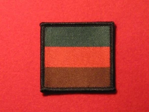 BRITISH ARMY RTR ROYAL TANK REGIMENT TRF BADGE BLACK EDGE SEW ON - Picture 1 of 1