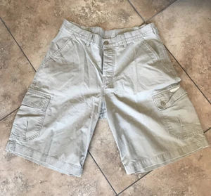 Lucky Brand Herren Latzhose Cargo Shorts - beige hellbraun - Größe 33 - Bild 1 von 7