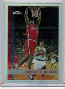 🔥1997-98 Topps refractor cromado Lorenzen Wright #154🔥 - Imagen 1 de 1