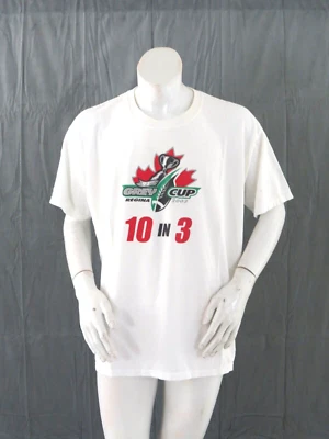 Camisa Patrocinador Copa Gris 2003 - Regina Saskatchewan Castrol - XL Para Hombre  Foto 1 de 4