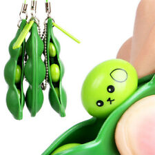 5 pcs Decompression Toy Pea pod Keychain Phone Pendant Toy Infinitely Squeezing