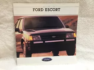 1988 FORD ESCORT GL GT EXP COUPE BROCHURE "NOS" W/EXTERIOR COLORS - Picture 1 of 7