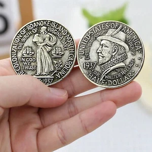 Coin Antique U.S. Silver Rare Collectible Half Old Vintage American Historical - Picture 1 of 7