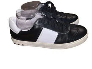 Valentino Garavani Rockstud Turnschuhe Herren Gr. 41 schwarz & weiß Leder Schnürung - Bild 1 von 7