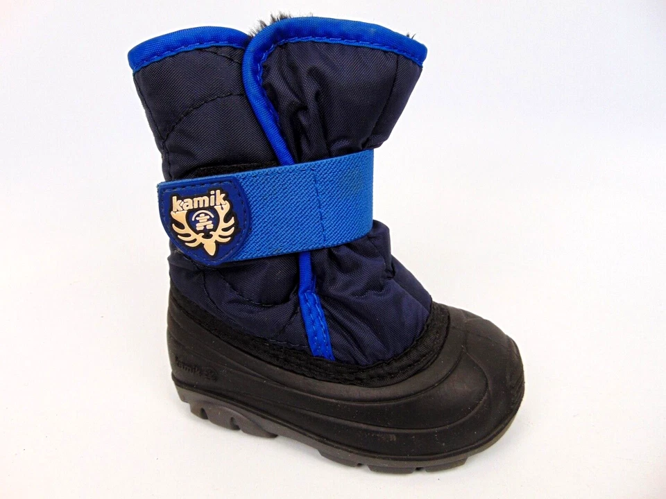 Baby Kamik Snowbug 2 Invierno Botas de Nieve Unisex Niño Pequeño Talla 5 K, Azul Negro, 2320 Foto 1 de 4