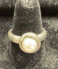 James Avery Sterling Silver Pearl Size 9 Ring  FREE SHIPPING