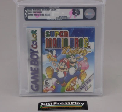 Super Mario Bros. Deluxe Nintendo Game Boy Color classificação VGA prata nível 85 quase perfeito+ - Imagem 1 de 4