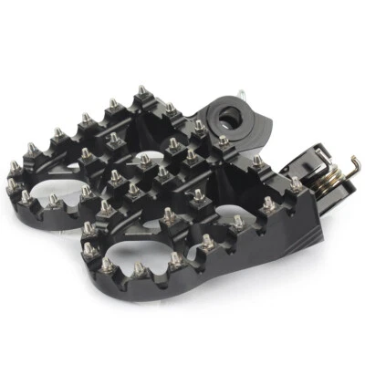 estriberas de aluminio estriberas para Suzuki RMZ250 2010-2024 2022 2021 2020 19 negras Foto 1 de 4