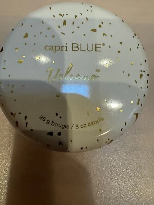 Capri 蓝色火山白色迷你锡,3 盎司(全新) — 第 1/3 张图片