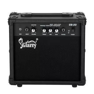 Electric Bass Combo Amp Portable Amp 20W Practice Bass Guitar Amplifier Black - Picture 1 of 7