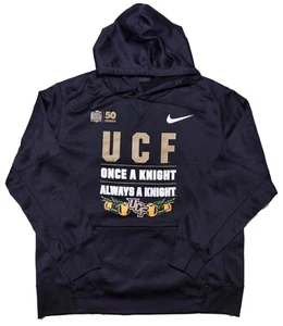 NIKE UCF Knights Peach Bowl Hoodie Jacket Black Men's XL - Picture 1 of 9