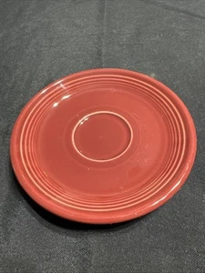 FIESTA Scarlet Red 6”Saucer Cup Plate - Picture 1 of 6