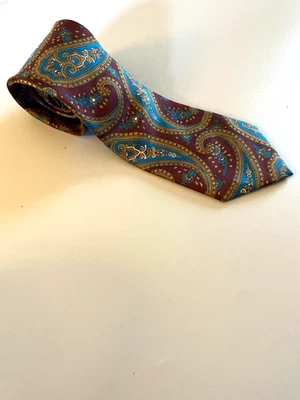 Corbata de seda colorida de cachemira Christian Dior Monsieur para hombre 4" * 58" Foto 1 de 4