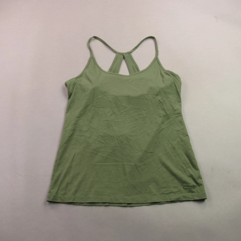 Top Patagonia para mujer grande sin mangas ligero elástico informal entrenamiento verde Foto 1 de 4