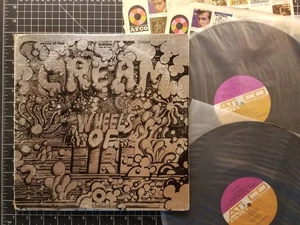 CREAM Wheels Of Fire 2LP 1968 1ST PRESS w/ INNERS Eric Clapton ATCO Vinyl PSYCH - Picture 1 of 10