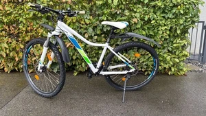 CUBE Women Access EAZ 27,5", weiss/grün, kaum gefahren!!! - Bild 1 von 20