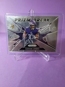 Prizm Football Prizm Break 2024 Aaron Jones #6 Minnesota Vikings - Imagen 1 de 3
