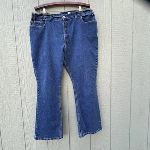 Jeans vintage Levis 515 donna 20W blu basso rosa stivaletto taglio made in USA classe 2001 - Foto 1 di 13