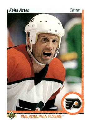 1990-91 Upper Deck #445 Keith Acton - Image 1 of 2