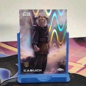 2025 Topps Chrome Star Wars #110 Cabuck Ray Wave Refractor Rookie Debut RC - Picture 1 of 3