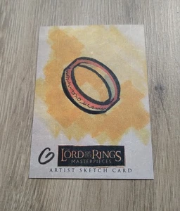 Topps Lord of the Rings Masterpieces Artist Sketch Card LOTR Sketch Card - Picture 1 of 1