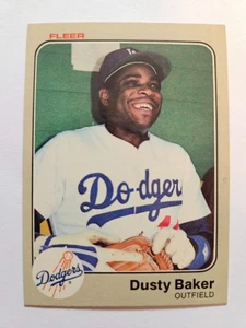 1983 FLEER DUSTY BAKER #201 NM - Picture 1 of 1