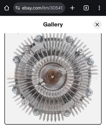 Embrague ventilador refrigeración para Toyota Tundra Lexus GX470 2003-2005 4,7 L V8 1621050101 Foto 1 de 2