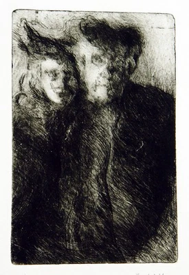 Neue Figuration. Untitled, 1979. Radierung Winfried KRANZ, handsigniert - Bild 1 von 3