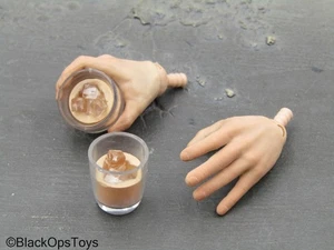 1/6 Scale Toy The Big Lebowski - Hand Set w/Drink Glasses - Picture 1 of 7